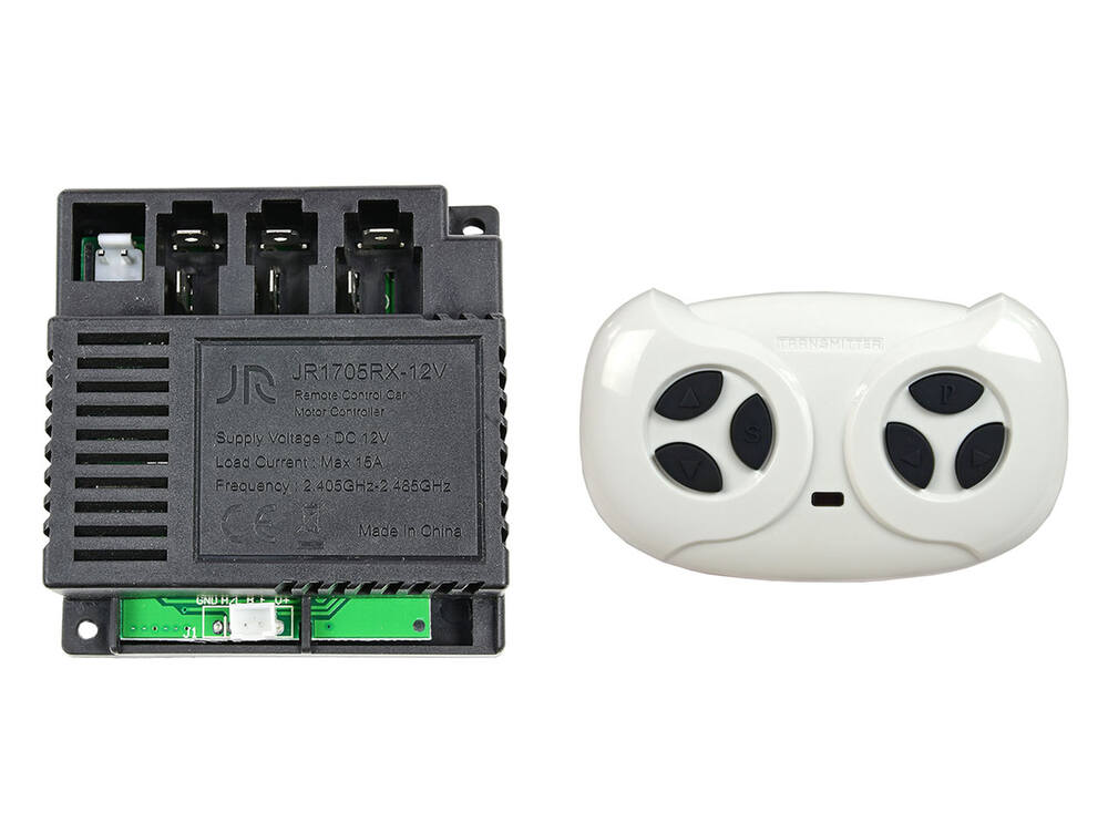 Set náhradní řídící jednotka JR1705RX-12V 2pin + dálkový ovladač JR1602